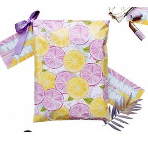 20 Lemonade10x13 designer poly mailer